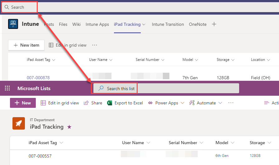 EdBellman's tweet photo. Anyone know when #MSList searching will come to @MicrosoftTeams ? Or at least Ctrl+F contextual Teams search in the list? @mkashman @MSFTMiceile  @Microsoft365 @SharePoint https://t.co/cUc6UvYNqt