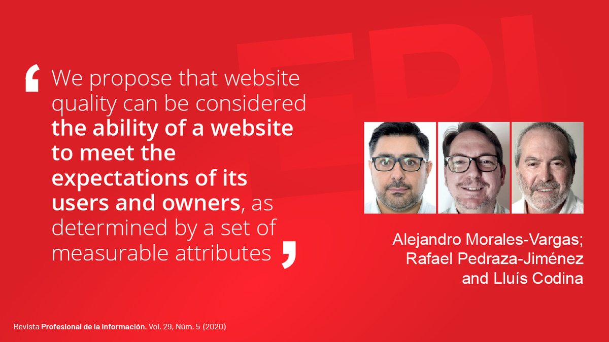 SCImagoEPI's tweet photo. 🌐 #WebsiteQuality : An analysis of scientific production. An article by @intermedio; @rafael_pedraza and @lcodina

▶️ https://t.co/zpvXiV8cUb

#Websites #ScientificProductionAnalysis #SystematicLiteratureReview https://t.co/8dJbrrJggl