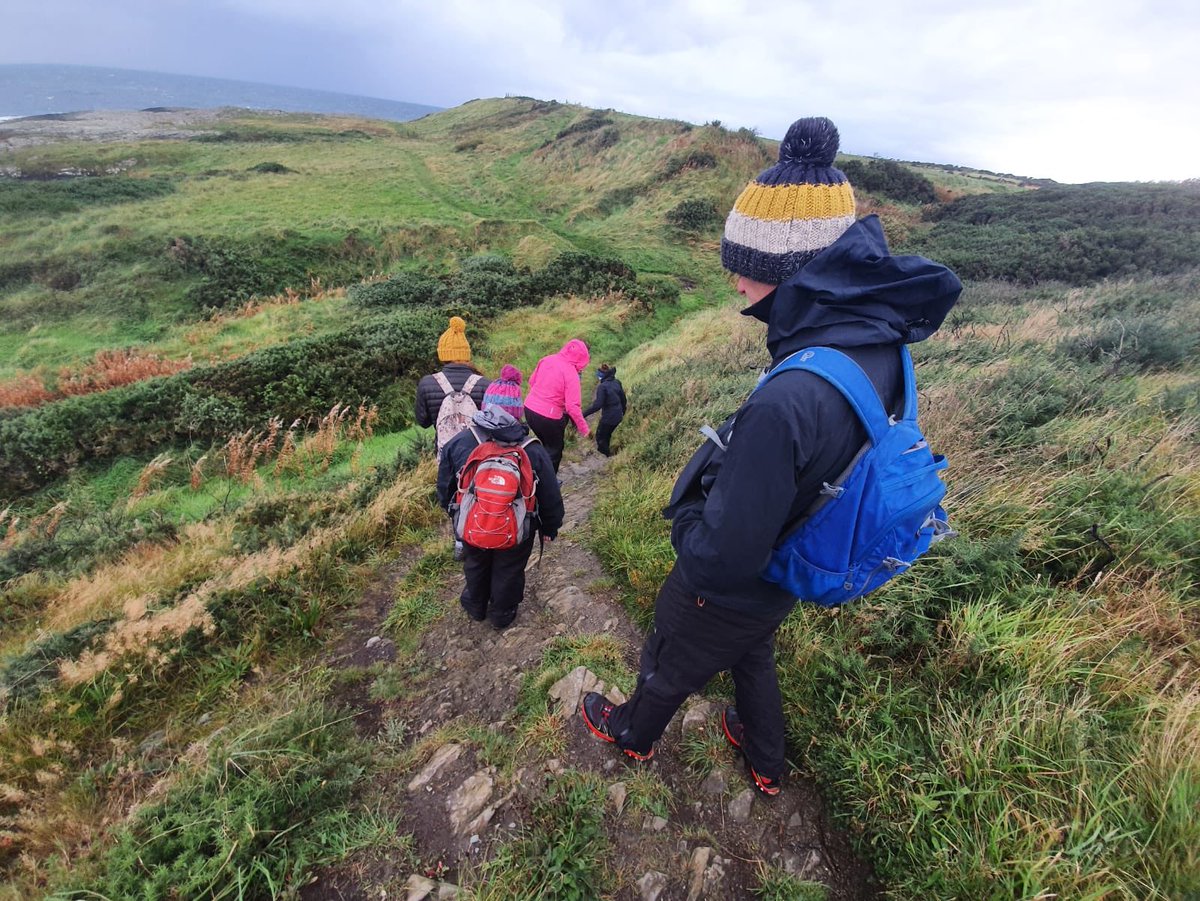 Outscape1's tweet photo. It was a stormy day on the #lecaleway yeaterday but great to have a (socially distanced) staff away day and catch up with colleagues after many months out of the office. https://t.co/l26q2thfNE