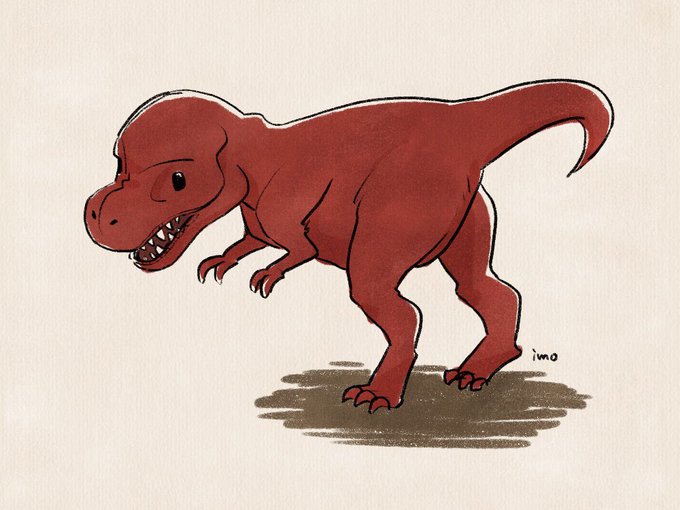 恐竜を描く練習 いくつか描いた中で これはカッコいい と息子からお墨付きをもらっ さとういもこのイラスト 恐竜を描く練習 いくつか描いた中で これはカッコいい と息子からお墨付きをもらっ さとういもこのイラスト