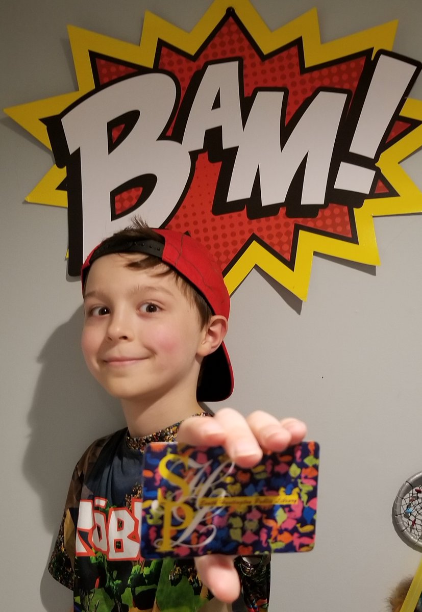 SHUFSDlib's tweet photo. Library Superheroes! Did you get your library card yet? #readersareleaders #schoollibrarypartnerships #shufsdlib @SHUFSD@shufsdlib @SHPLStaff  #maplewoodlibrary https://t.co/dYtmOux2G5