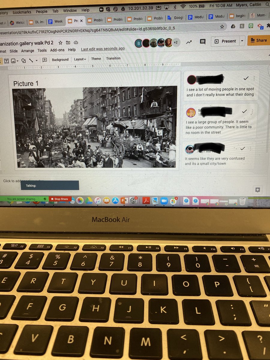 Ahhh!! Successfully did a gallery walk virtually!!! Never thought that would make me so excited. This is one of my favorite activities and I was determined to make it work virtually. After a lot of googling I gave google slides a go and it works great!!
