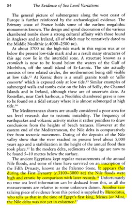 There are evidences that  #Nile floods were high and erratic during 3100-3000 BCE in comparison to earlier records by Herodotus. After 3000 BC the sea level dropped and land rose exposing  #Nile Delta.5/n