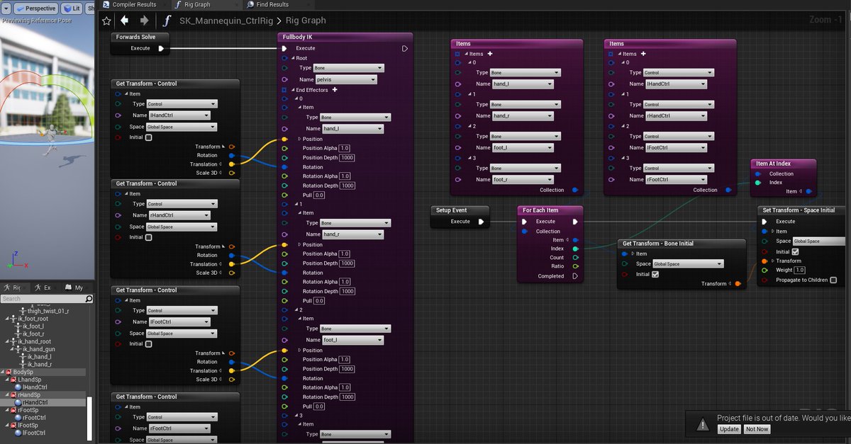 Control Rig Full-Body IK in Unreal Engine