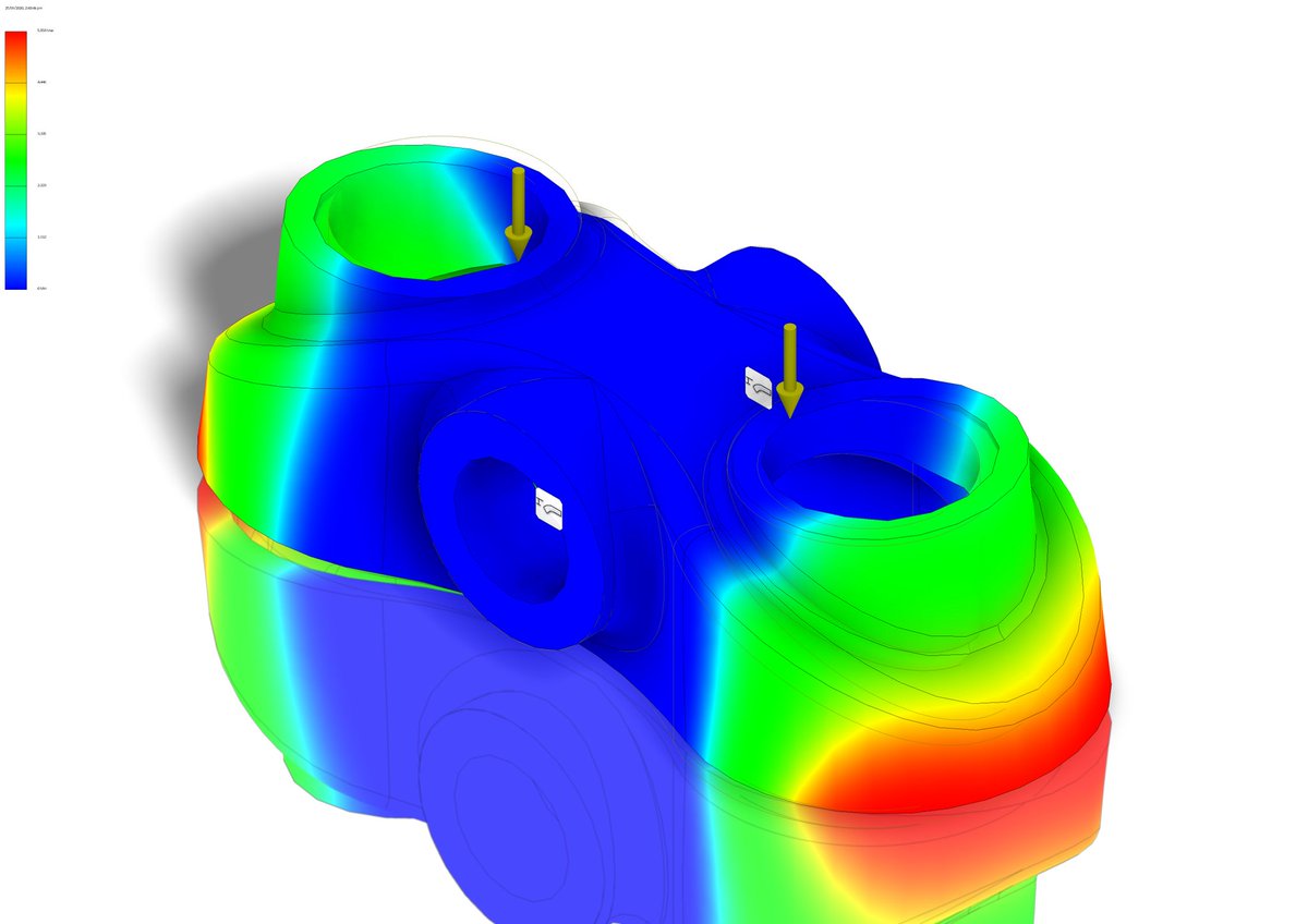 akonml's tweet photo. Day 12
CAD CHALLENGE @InnovSyde
◇◇◇
Software: @ADSK_Inventor
◇◇◇
#CAD #ModeIManiaChallenge #3dmodeling #3drenderrobot
#solidworks #Autodesk #animation

Model>>>>>>>>>>>>>>>>>>Stress Analysis https://t.co/Fg4OxacvAk
