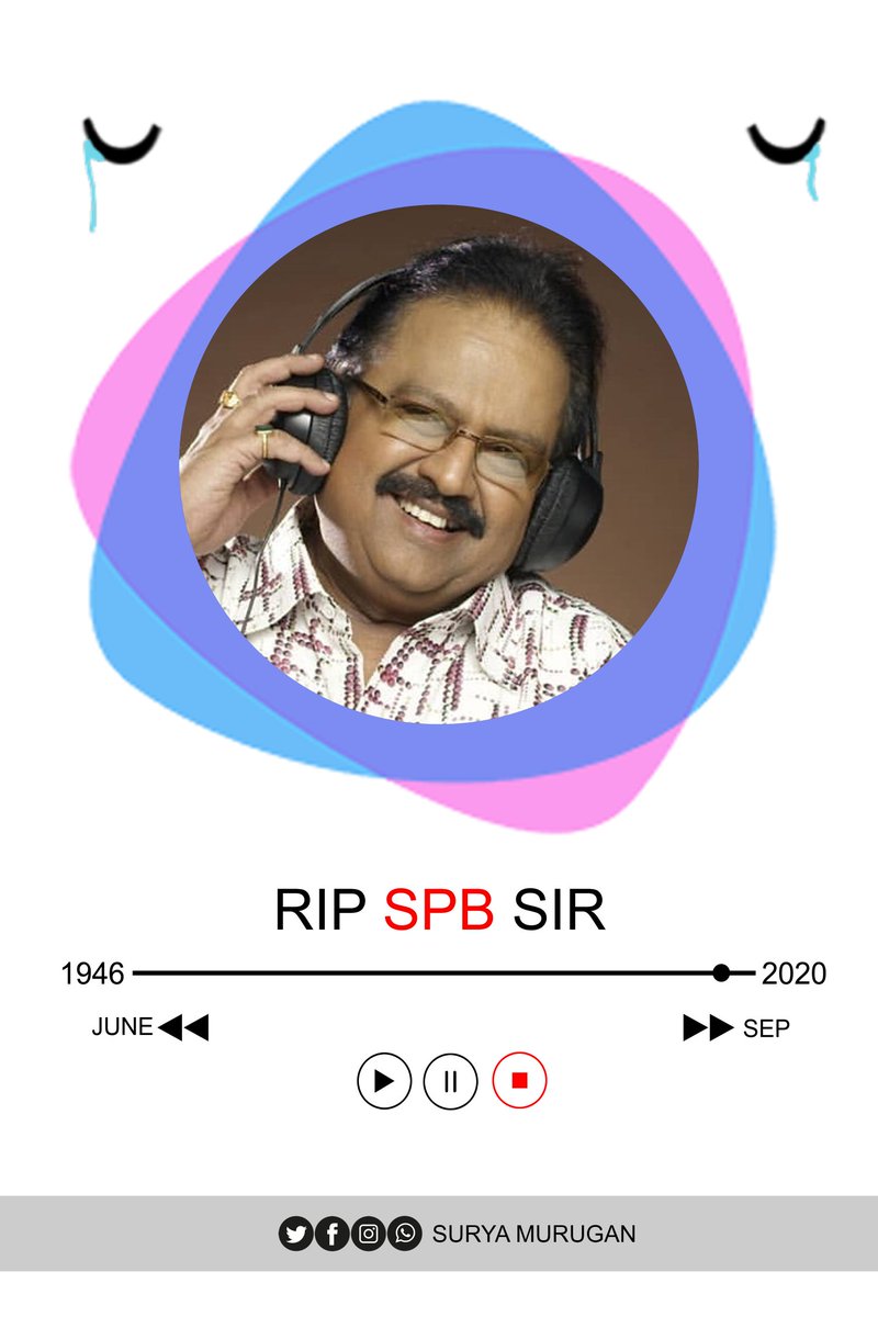 murugan5686's tweet photo. #RIPSBPSIR #RIPSPBSir #SPBalasubramanyam #RIPSPB https://t.co/u0mays7blG