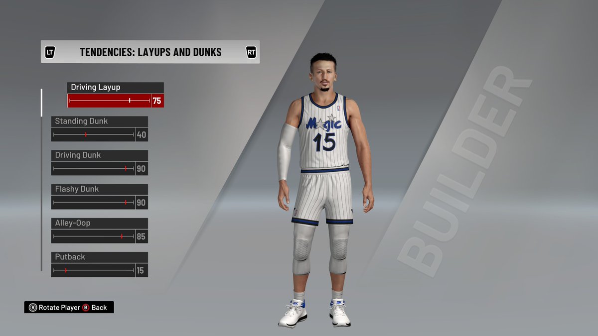 No effort, no intentions of making it accurate, these are literally random numbers on a spreadsheet assigned to players. Did you ever want your Hedo to have dunk tendencies similar to Michael Jordan? Well come on over to  #NBA2K21  . where accuracy doesn't matter.