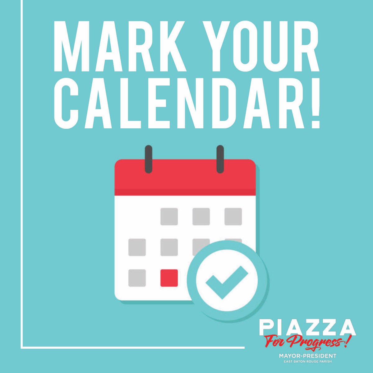 Piazza4Progress's tweet photo. Mark your calendar for next Tuesday, September 29th at 10:00 AM for the Mayoral Debate Forum put on by The Advocate. It will be a virtual forum, so more details to come next week! #piazzaforprogress #votejordanpiazza #ebrmayorpresident #ebrparish #debate #republican https://t.co/Syn6Ol9VT3