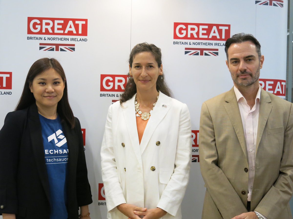 uktradeinthai's tweet photo. Great turn up for #GEPxASEAN series 2 last night
👉 30+ Physically attended
👉 10 joined the #SpeedPitching
👉 30 #SEA audience joined virtually
Huge 🙏to our partners @HUBBAThailand @techsauceth speakers @tradegovuk_GEP @tonyjhughes @Octopus_UK #InvestinGREAT @natalieblackuk https://t.co/q7P0xqEUuL