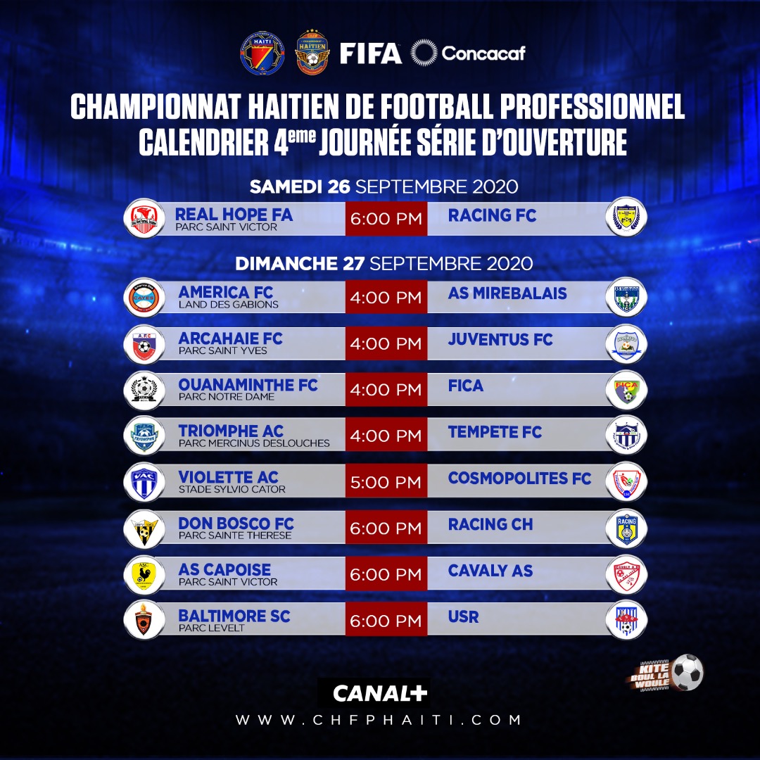 fhfhaiti's tweet photo. CHANPYONA NASYONAL🏆 4e JOUNNEN #9Match🔥#KiteBoullawoule⚽️🇭🇹 https://t.co/s7tC89KFdS
