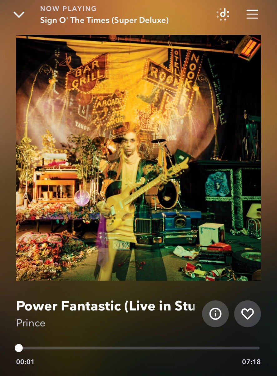 Now that  #SOTTSuperDeluxe has been officially released, there is so much I can (and should) finally talk about.So much to praise.But instead of typing ALL DAY, I decided on ONE track I must recommend to everyone on Twitter (not just Prince fams!) for today.Power Fantastic.