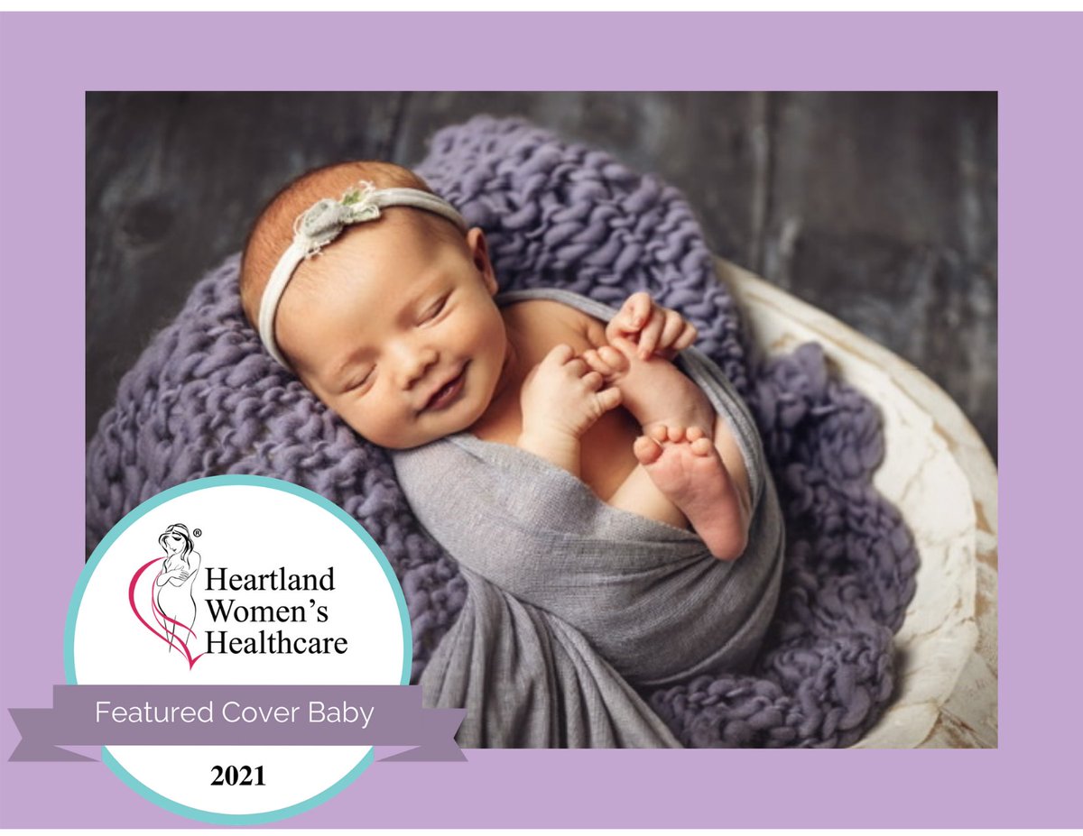USAOBGYN's tweet photo. Congrats to Lovely in Lavender for being voted our 2021 Heartland Women’s Healthcare Baby Calendar Cover Baby! 
Photo credit: All Things Photo &amp; Design / Newborns 
2021 Baby Calendars will be here later this fall. Stay tuned for more details! https://t.co/PlOHb5wKu0