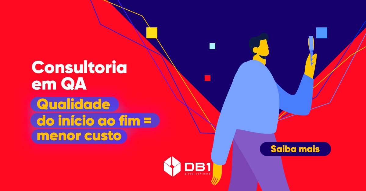 Db1Global's tweet photo. Com o time de testes trabalhando junto ao time de desenvolvimento você garante qualidade e menos retrabalho, reduzindo assim o tempo dedicação à correção de erros.  #WeAreGlobal #Software https://t.co/gkKsu0R4dm