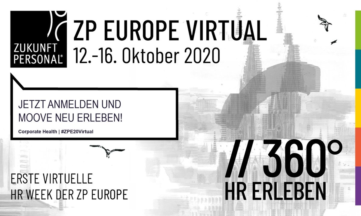 MOOVE_GmbH's tweet image. Sichern Sie sich Ihr kostenloses Ticket für die #ZPE20Virtual! Erleben Sie innovative Produktlösungen und Vorträge rund um die Welt der Arbeit direkt von Ihrem Arbeitsplatz aus.
Infos und kostenlose Tickets unter: my-moove.de/2020/09/09/zpe…
#MOOVEGmbH #DigitaleMesse #HRweek