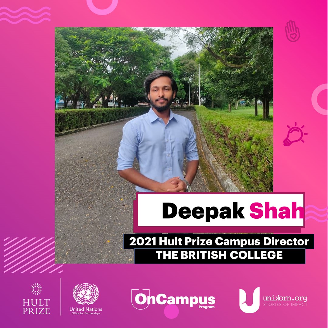 HultTbc's tweet photo. Deepak Shah
#hultprize #hultprizenepal #hultprizetbc #team #leader #introducingtheteam #teamcoordinator #organisingcomittee #globalexperience #changingtheworld #passion #power #selfgrowth #entrepreneur #entrepreneurship #business #startup #UnitedNations #FoodforGood #exposure https://t.co/p3OLETGdsu