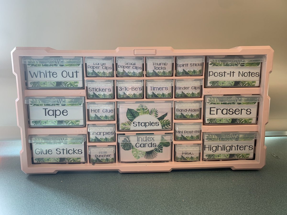 A teacher toolbox is a necessity 💁🏼‍♀️