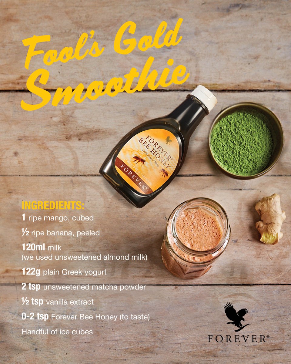 ForeverGlobalHQ's tweet photo. Start your morning off right with this Fool's Gold Smoothie! #BetterBreakfastMonth https://t.co/VTSgxnm1kW