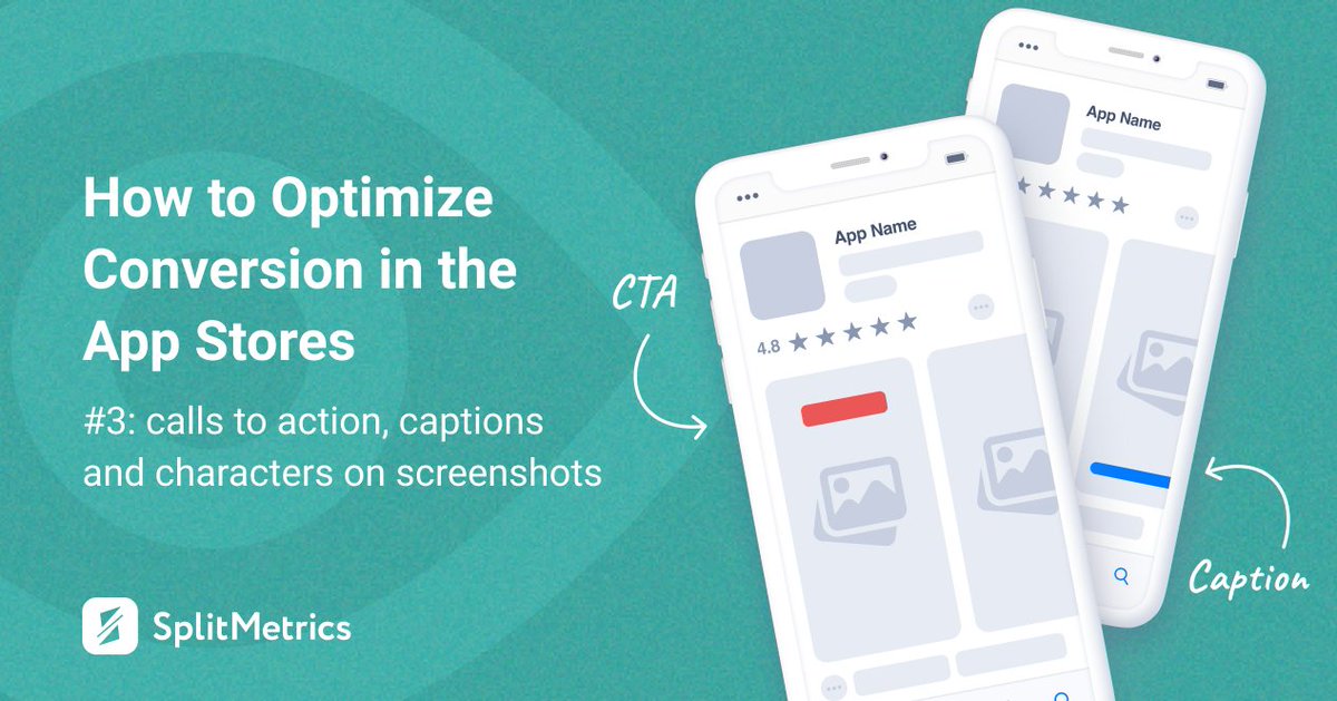 SplitMetrics's tweet image. Evidence-based hacks for developing and optimizing app store creatives #3: text captions, CTAs and characters on screenshots. Take a look: splitmetrics.com/blog/evidence-…
#CRO #appstoretips