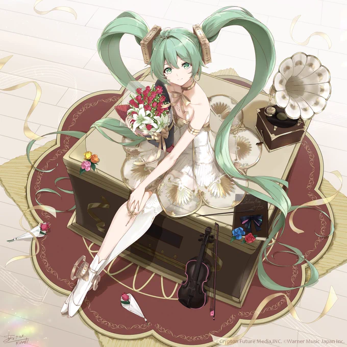 初音ミクシンフォニー5周年おめでとうございます!
今回「初音ミクシンフォニー2020」のパンフレットにて一枚ミクさんを描かせて頂きました。
よろしくお願いいたします。
https://t.co/wBTtR1ANbV 