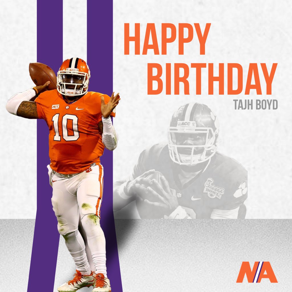 Happy birthday to the man, the myth, the legend...Tajh Boyd. 