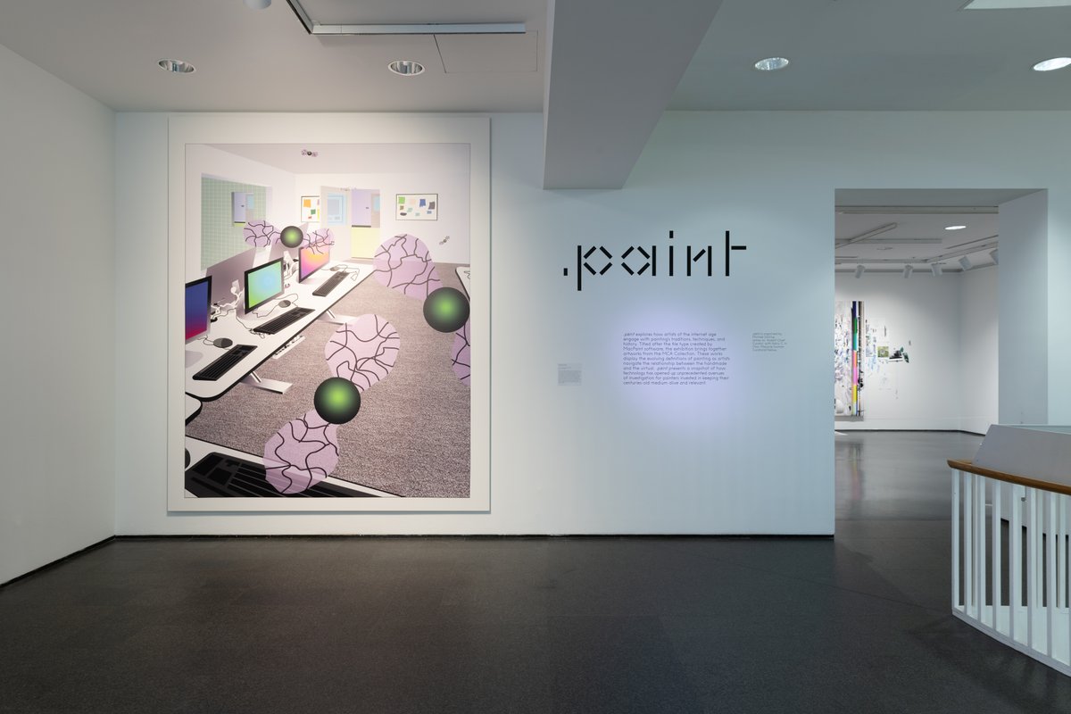 Painting today is being reinvented for the digital age.  ".paint" looks at how the traditional art form of painting is being redefined by merging it with computer-based and virtual technologies. Through Nov 15. Learn more:  https://bit.ly/315wO0b 