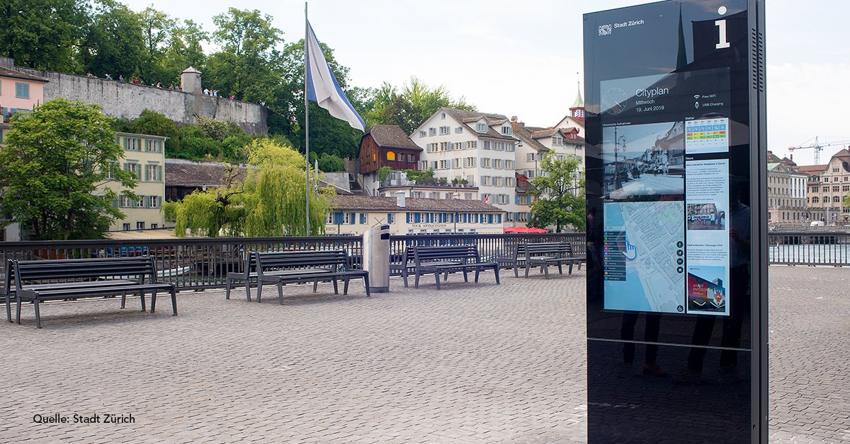 VertiGIS's tweet photo. Find out how #VertiGIS eGuide -- a digital signage solution for smart cities -- transforms traditional information panels into interactive digital information systems for cities, airports, shopping malls and other land marks --> https://t.co/Vs7clZyWEF https://t.co/Ww5SFVb9T2
