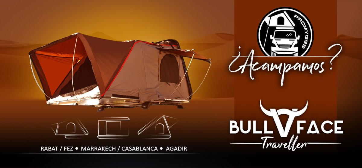 ⛺ ⛺ ⛺
De estreno!!! Lanzamos tres nuevos modelos de tiendas de techo.
Bullface amplia la gama con nuevos sistemas de apertura.
promyges4x4.com/7588-bullface
#Bullface #Traveller #RoofTent #Overland #Camper #Furgo #Camp #4x4 #Offroad #rooftoptent #outdoor #campinglife #campingcar
