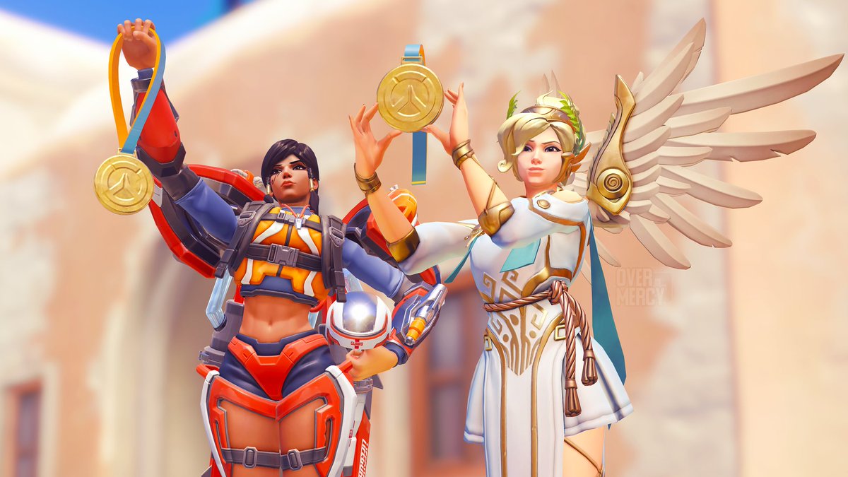overmercyTwit's tweet photo. ㅤ
ㅤㅤᴍᴀᴅᴇ ʙʏ @overmercytwit
ㅤㅤㅤ💖 ᴡɪᴛʜ ʟᴏᴠᴇ 💖
ㅤ
ᴍᴇʀᴄʏ ꜱᴋɪɴ: #WingedVictoryMercy
#pharah #pharmercy
#mercy #overwatchmercy #overwatch #angelaziegler #mercymain @playoverwatch https://t.co/Yjw0Yr3XCP
