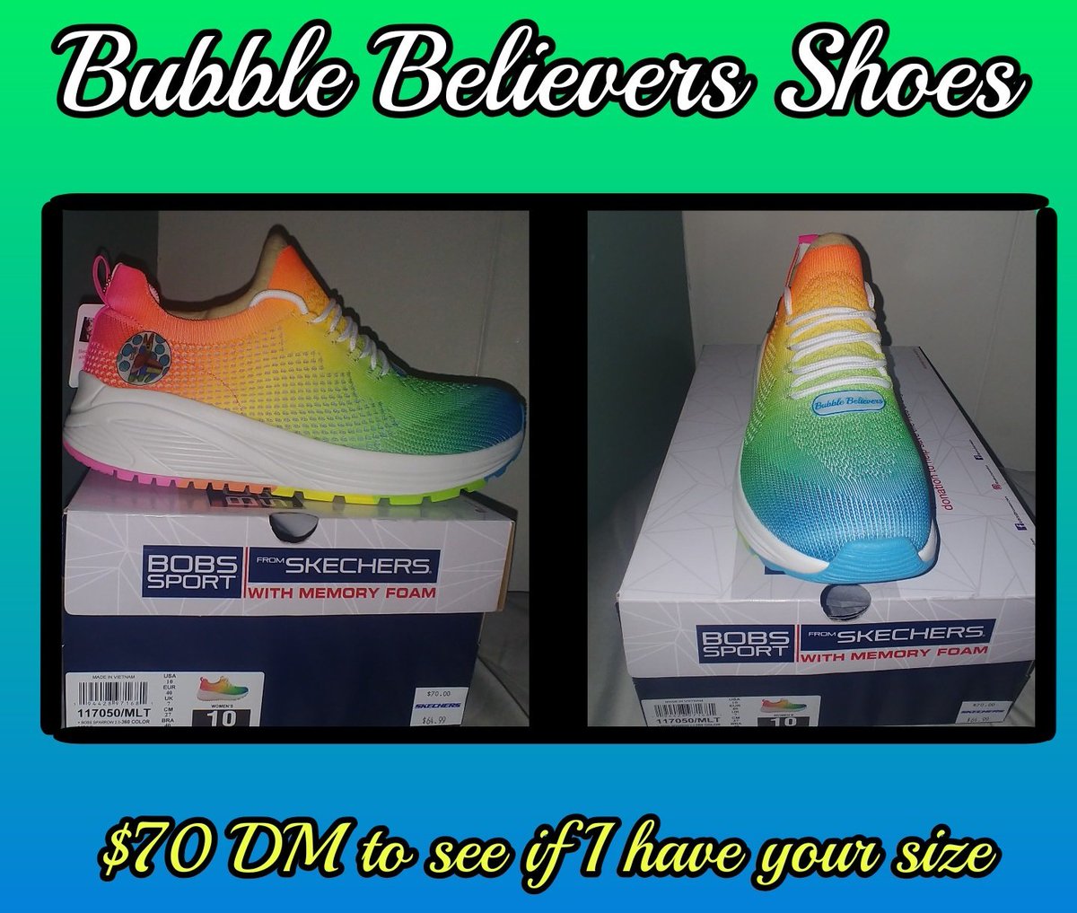 bubbleguytxst's tweet photo. Get some bubble believer shoes. DM to see if I have your size. Original Sketcher price after tax $70 bubble believer customization also $70. Thank you for the support you have already showen yeaaaaaaaaa https://t.co/w5qW9Q309i