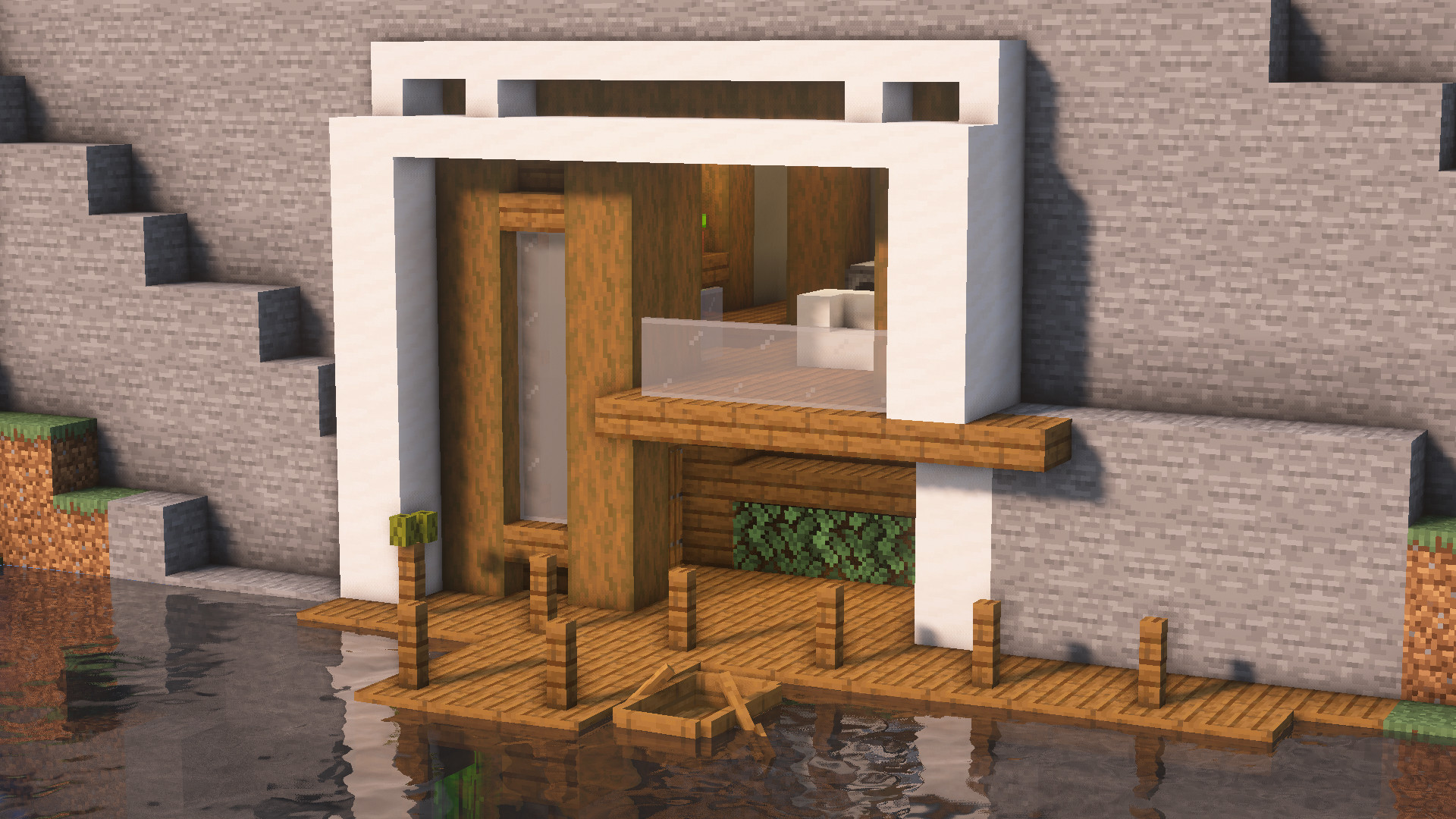 Fedo on X: A modern survival house in Minecraft Tutorial: https