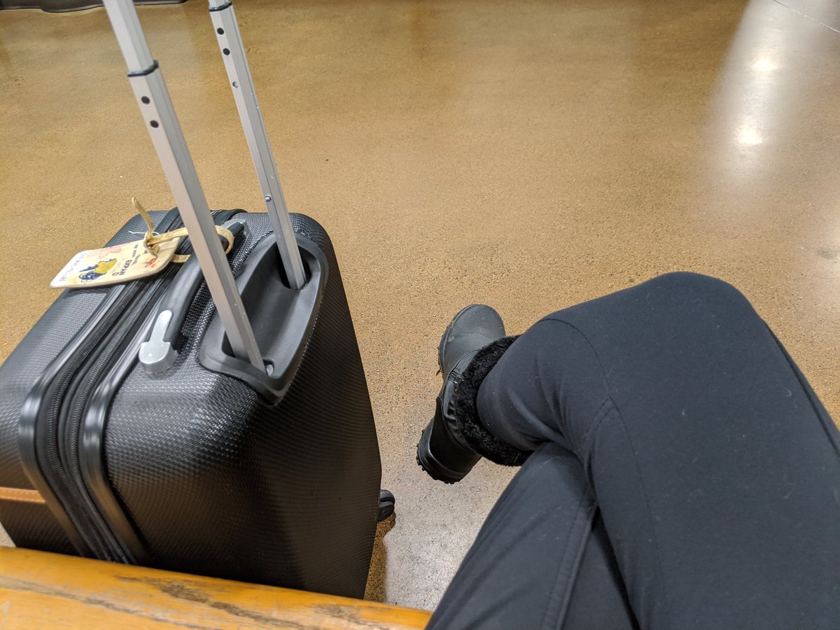 BasqueTraveler's tweet image. First plane trip since Covid began...Got driven to the ferry terminal by an 84 yr old.  Used up my dangerous adventure there 😜 so should be safe now.