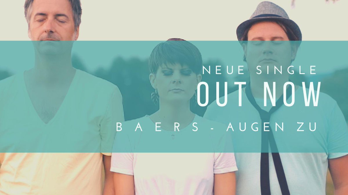 baersofficial's tweet photo. Unsere Single und das dazugehörige sind seit dem 4.9.2020 draußen! #baers #baersofficial #neuesingle #augenzu #augenzuunddurch #Spotify #itunes #AmazonMusic #deezer https://t.co/jtF83QCdo5