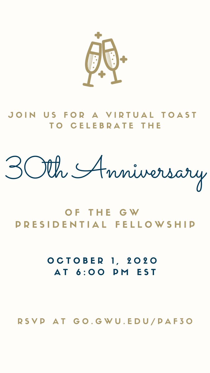GW Presidential Fellowship tweet media