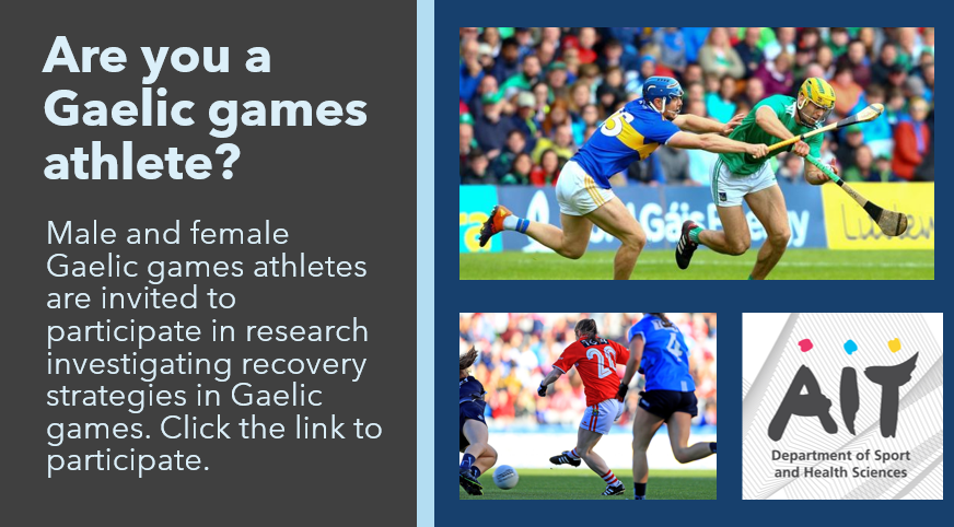 Gaelic Games Recovery Study tweet media