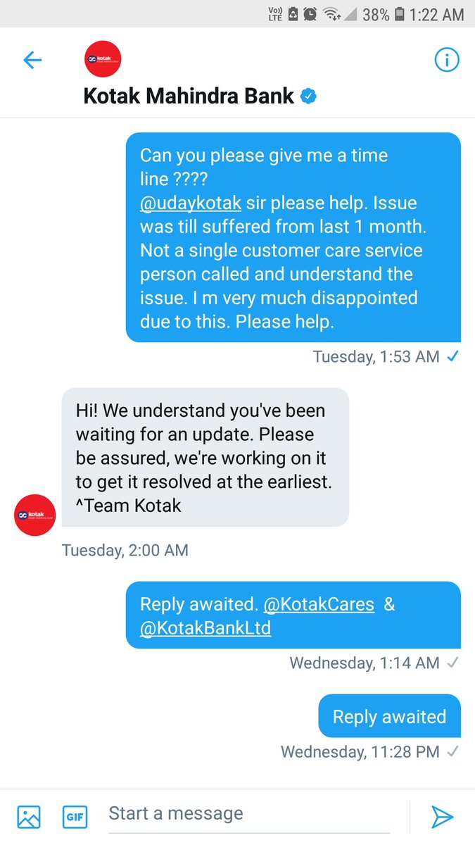 Parthiv Shah (@parthivshah90) on Twitter photo Very much disappointed due to not getting response on time to time. Mail and more than 10 calls to customer care, 5 to 6 Twitt in personal msg. Still not getting ans regarding my fastag issues <a href="/KotakBankLtd/">Kotak Mahindra Bank</a> @KotakCare Very much disappointed due to not getting response on time to time. Mail and more than 10 calls to customer care, 5 to 6 Twitt in personal msg. Still not getting ans regarding my fastag issues <a href="/KotakBankLtd/">Kotak Mahindra Bank</a> @KotakCare