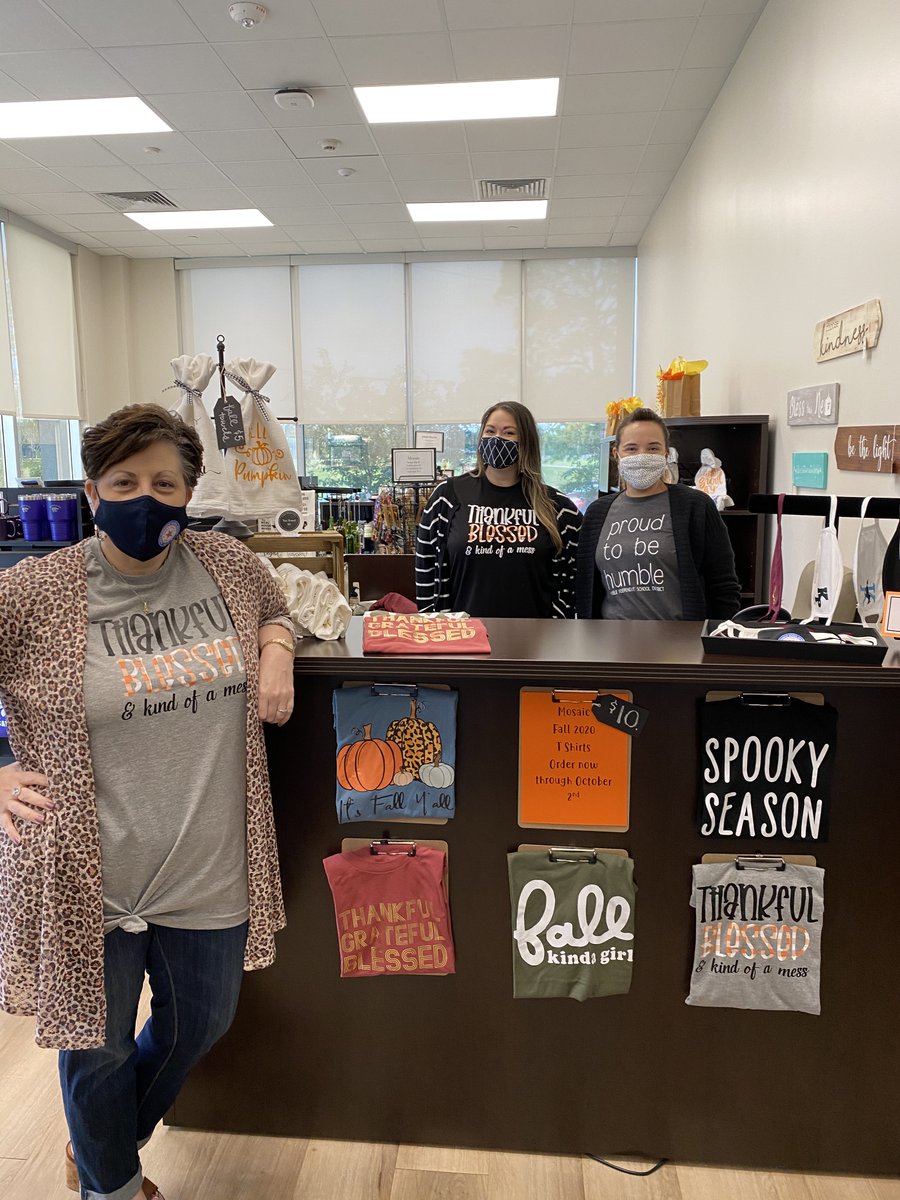 LoriMaugans's tweet image. 🍂It&apos;s Fall Y&apos;all🍂at the Mosaic Store! Be sure to check out all of the cute seasonal shirts &amp;amp; items if you are at the Admin Building. You can also call &amp;amp; place an order 281-641-8027. These cute shirts are $10 &amp;amp; help support @MOSAIChumbleisd! 
#ThankfulBlessedKindofaMess🤪😍🎃