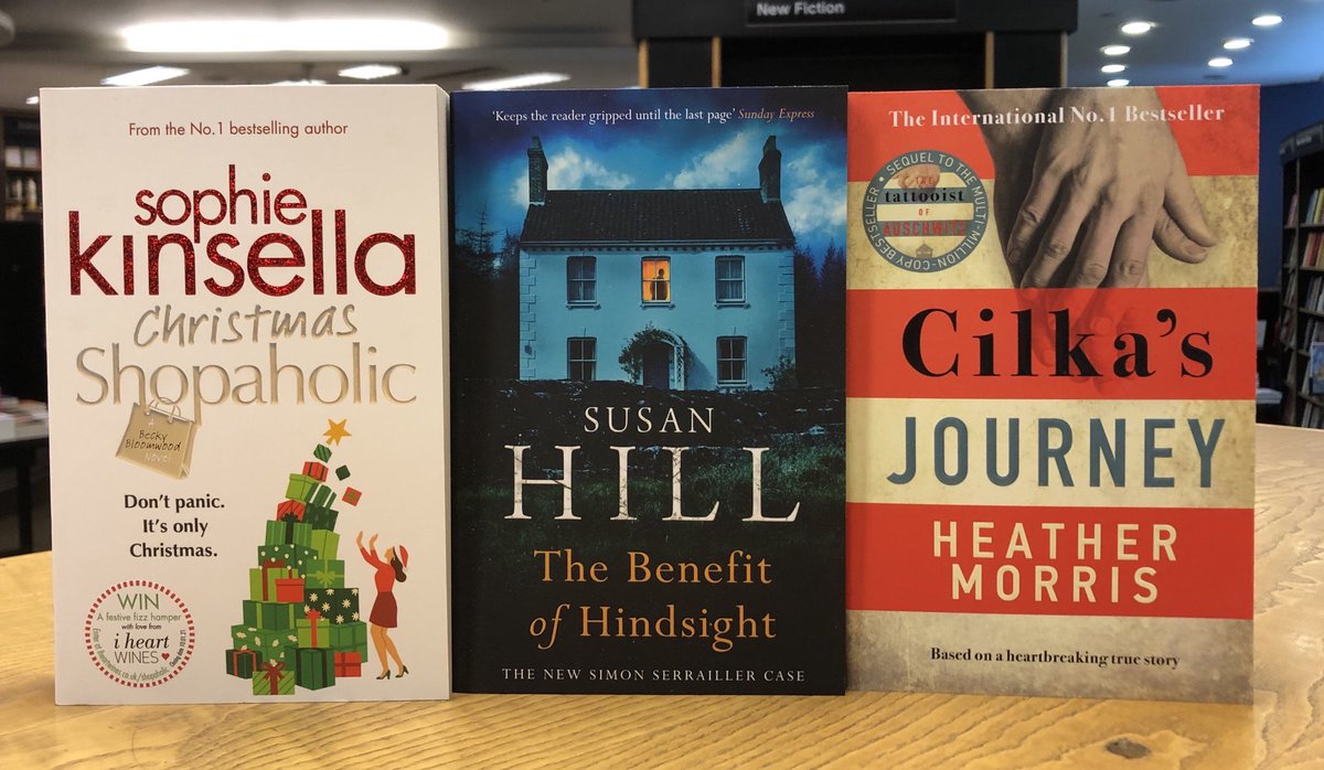 liagibap1966's tweet photo. New paperbacks in today, ready for the weekend shoppers. ⁦@vintagebooks⁩ ⁦@TransworldBooks⁩ ⁦@ZaffreBooks⁩ ⁦@bonnierbooks_uk⁩ #heathermorris #susanhill ⁦@KinsellaSophie⁩ #shopaholic https://t.co/qxKue5z7zd