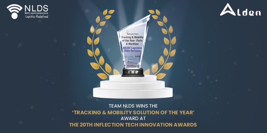 NLDSLDB's tweet photo. With great pride and honour, we are happy to announce that Team NLDS has added another feather to its cap and has won the ‘Tracking & Mobility Solution of the Year’ Award at the 20th Inflection Tech Innovation Awards.
#NLDS #InflectionAwards https://t.co/a4OzecQ2cG