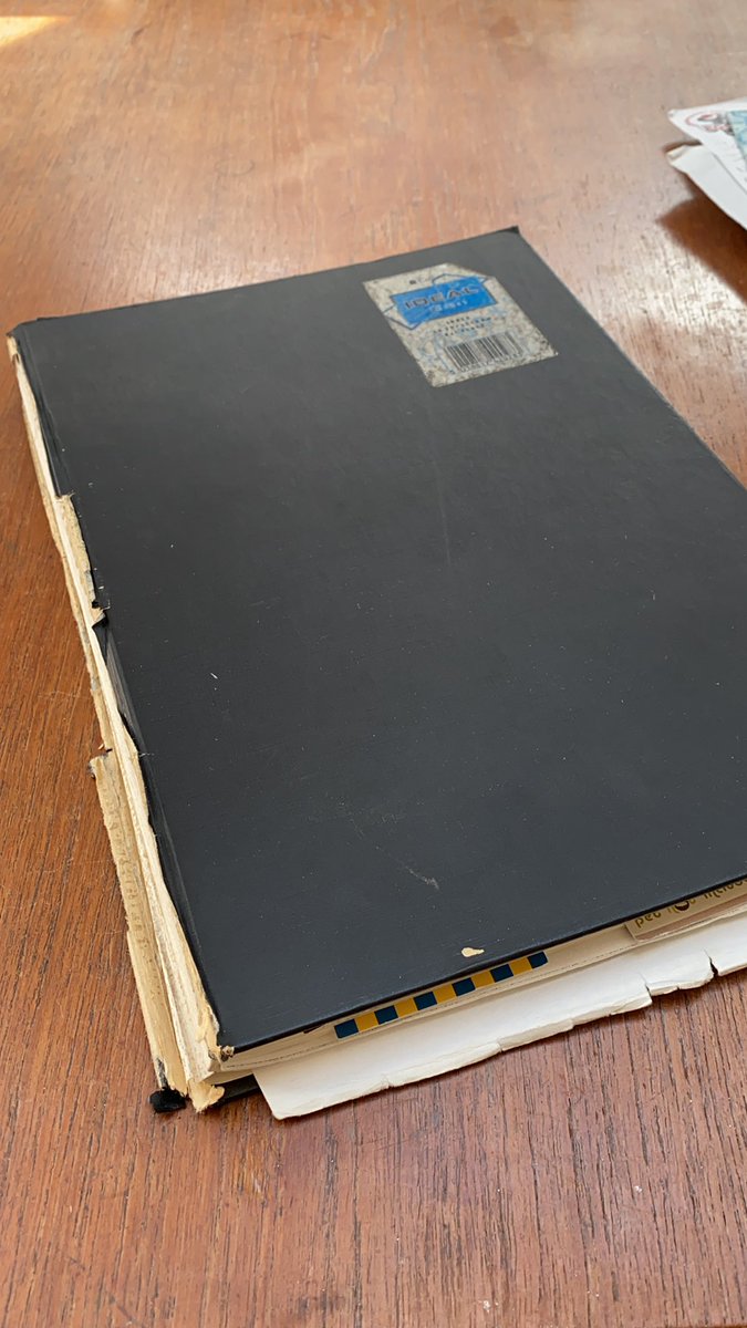PoliticalYeti's tweet photo. Something only journalists of a certain vintage will recognise - it’s a contacts book! #holybook #havingaclearout I’m only telling the story of how Stewart Shyte’s name came to be in it if someone asks.. https://t.co/pgvATb3Lqr