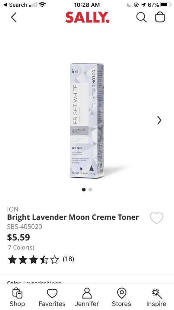TalbertJennifer's tweet photo. @cheyderae24 I go to Sally’s and get a toner and a 10 developer! Once a month or so! https://t.co/xcYM9UW2TS