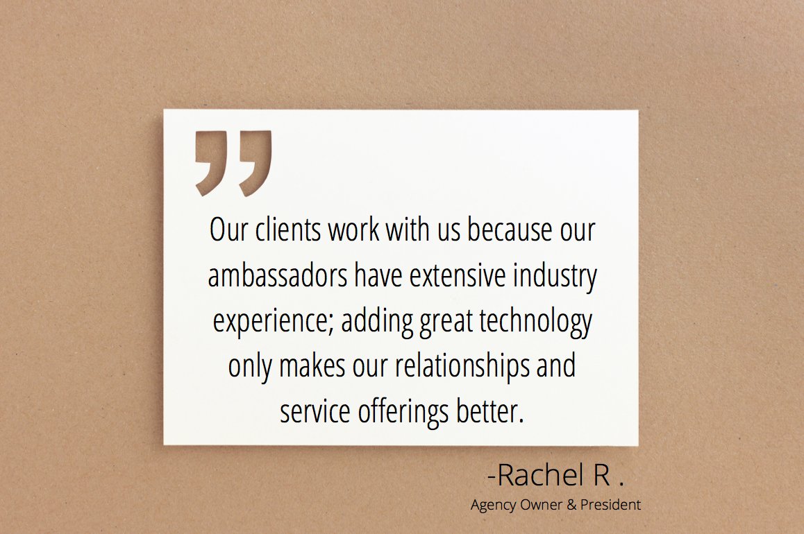 PromogoCRM's tweet photo. It’s FEATURE FRIDAY!
We wanted to do something a little different this Friday and showcase what some of you guys are saying about Promogo. The quote above is from Rachel, an agency owner and president. 

#featurefriday #software #platform #review #quote #marketing #inspiration https://t.co/7pQoprkFIZ