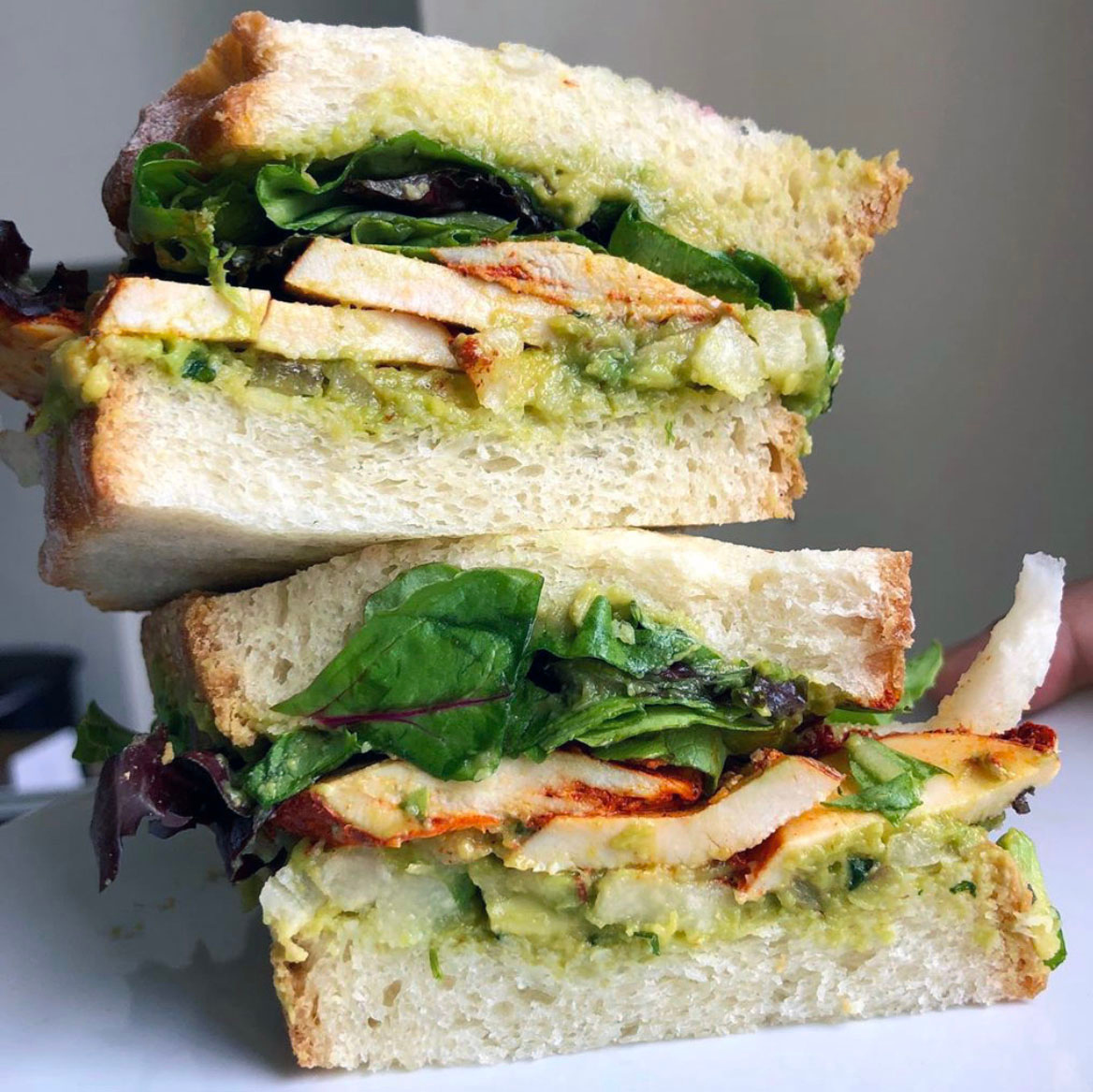 One of our favorite sandwiches just got a little upgrade! Now with more avocado + jicama, this 🥪 is tastier than ever... try it for yourself for lunch today! 📸: @bostonfood