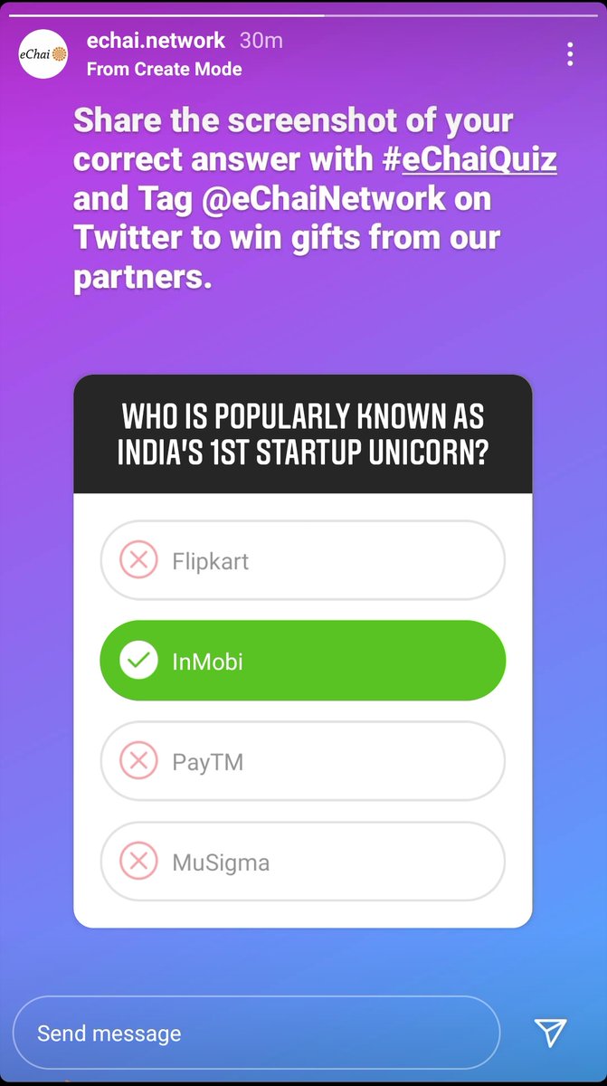 #eChaiQuiz @eChaiNetwork