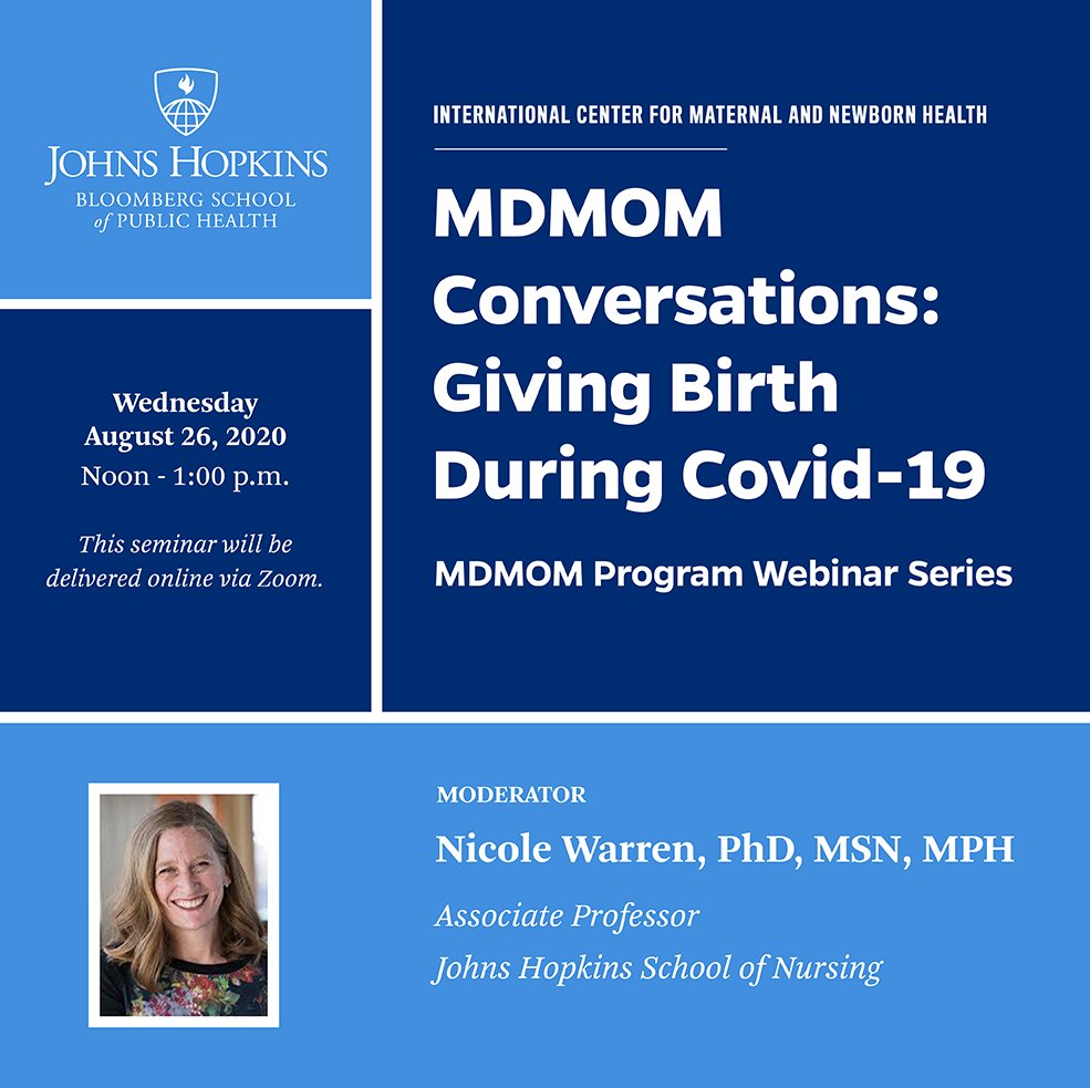 HopkinsIHHS (@hopkinsihhs) on Twitter photo Did you miss last month's <a href="/MD_MOM_/">MDMOM Program</a> webinar on giving birth during #COVID19, featuring <a href="/NicoleMidwife/">Nicole Warren</a> of <a href="/JHUNursing/">Hopkins Nursing</a>? Access the recording here: mdmom.org/webinarseries Did you miss last month's <a href="/MD_MOM_/">MDMOM Program</a> webinar on giving birth during #COVID19, featuring <a href="/NicoleMidwife/">Nicole Warren</a> of <a href="/JHUNursing/">Hopkins Nursing</a>? Access the recording here: mdmom.org/webinarseries