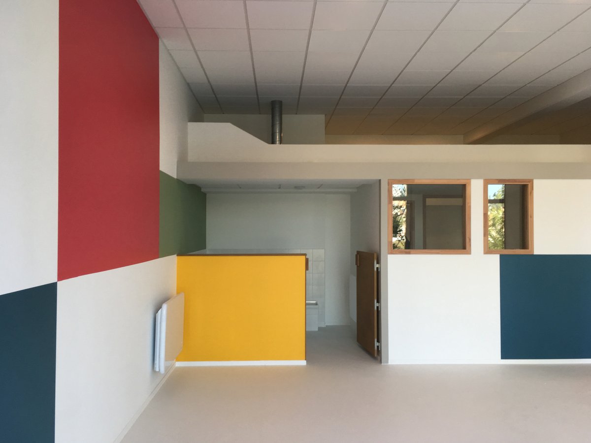 lacoudeearchi's tweet photo. Nous avons livré en juin 2019 une micro crèche 10-12 berceaux où nous avons articulé espace et couleur pour en faire un lieu harmonieux, entre éveil et sérénité.
.
.
Entreprise générale : LFC cloisons
Maitre d’ouvrage : Privé
Maitre d’ouevre : La Coudée
Localisation : Saint Denis https://t.co/kU3cRKc4hm