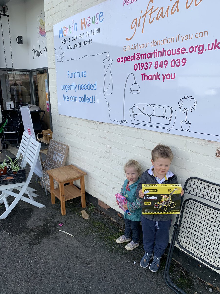 Emily's Ball (@emilysballuk) on Twitter photo Two happy customers from the <a href="/MartinHouseCH/">Martin House Children's Hospice</a> shop in Thorp Arch Wetherby! All sorts of great stuff in there and not just furniture, as you can see!!! #yorkshire #charity Two happy customers from the <a href="/MartinHouseCH/">Martin House Children's Hospice</a> shop in Thorp Arch Wetherby! All sorts of great stuff in there and not just furniture, as you can see!!! #yorkshire #charity