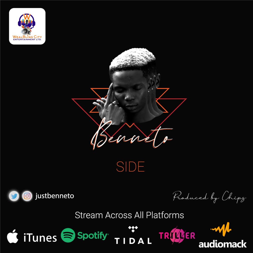 JustBenneto's tweet photo. Keep streaming #side by @JustBenneto produced by InsaneChips in all platforms. Trust me you can never get bored of this sound. YOUR REPEAT BUTTON GO HERE AM #GoodVibes
https://t.co/JzA8TgwRKi https://t.co/AORHHbSIxq