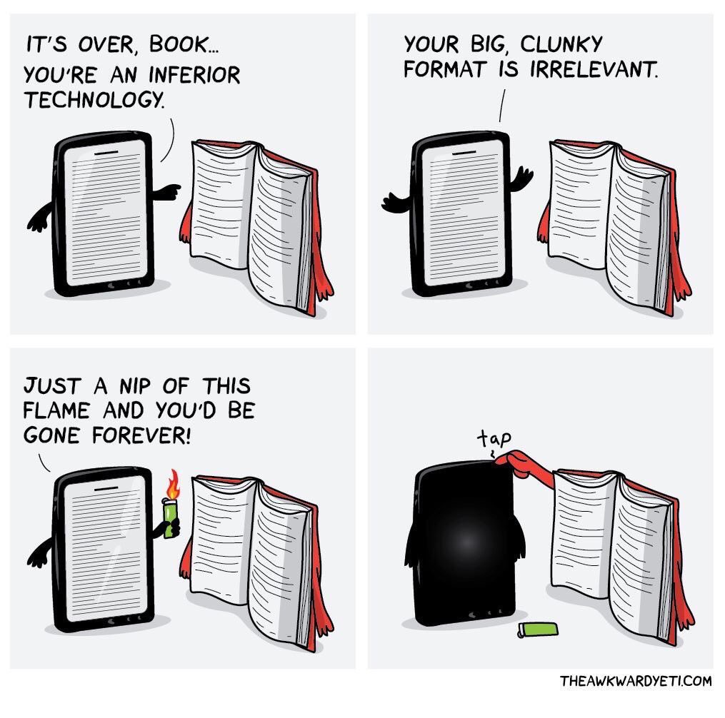 byMorganWright's tweet photo. Paperbacks vs ebooks... which is your favorite?

#amwriting #amreading https://t.co/IWcJG8mDYy