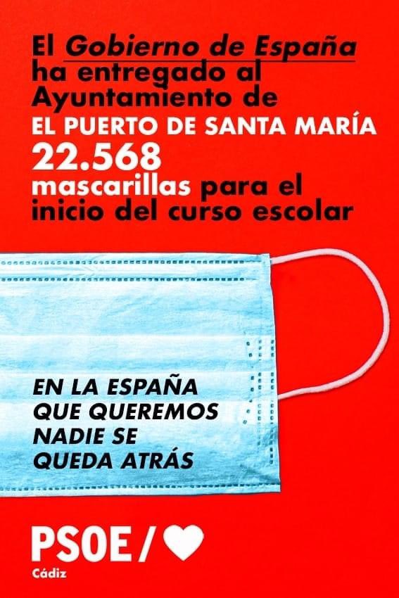JSAElPuerto's tweet photo. 💪Mascarillas para la vuelta segura al cole😷
🚩 Esperemos que Beardo no se las lleve al padel 🏓y las ponga a disposición de nuestros colegios 📚 https://t.co/63aFg2Fe4K