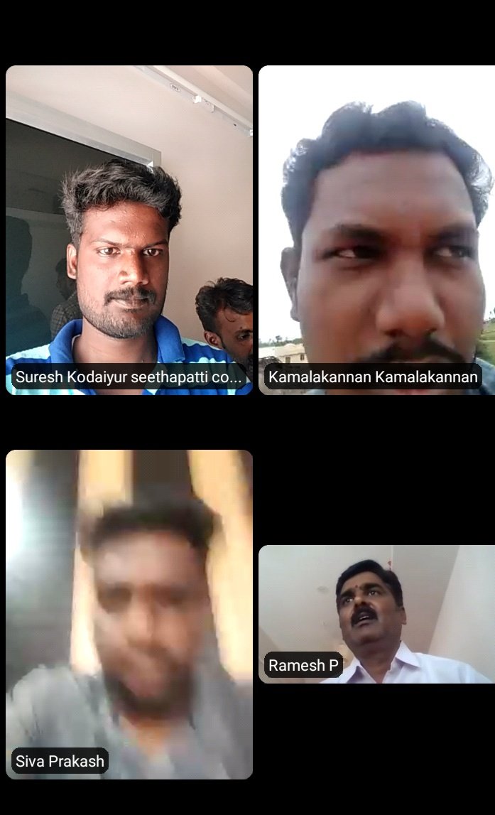 Aravai_east_dmk's tweet image. #Zoomvideoconference
மாவட்ட கழக பொறுப்பாளர் திரு.V.செந்தில்பாலாஜி MLA அவர்களின் ஆணைக்கிணங்க முப்பெரும் விழா முன்னேற்ற ஏற்பாடுகள் குறித்து ஒன்றிய செயலாளர் திரு.N.மணிகண்டன் அவர்கள் அனைத்து ஊராட்சி  தகவல் தொழில்நுட்ப ஒருங்கிணைப்பாளர்களுடன் ஆலோசித்த போது 🔥🔥